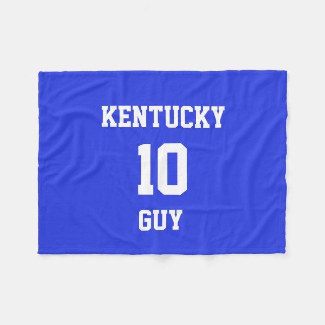 Manta Polar Deporte su propio palatinado azul (Frente (Horizontal))