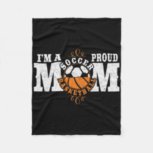 Manta Polar Deportes Combinados Soy Una Orgullosa Madre De Bal