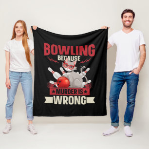 Manta Polar deportes de los amantes del homicidio en el Bowlin