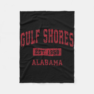 Manta Polar Deportes del Golfo Alabyma Al Vintage Diseño Red D