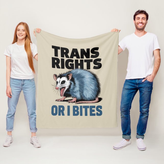 Manta Polar Derechos Trans O Bites Orgullo Gay Funny Lgbtq (In situ)