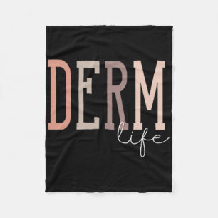 Manta Polar Derm Life Dermatólogo Y Enfermero De Dermatología