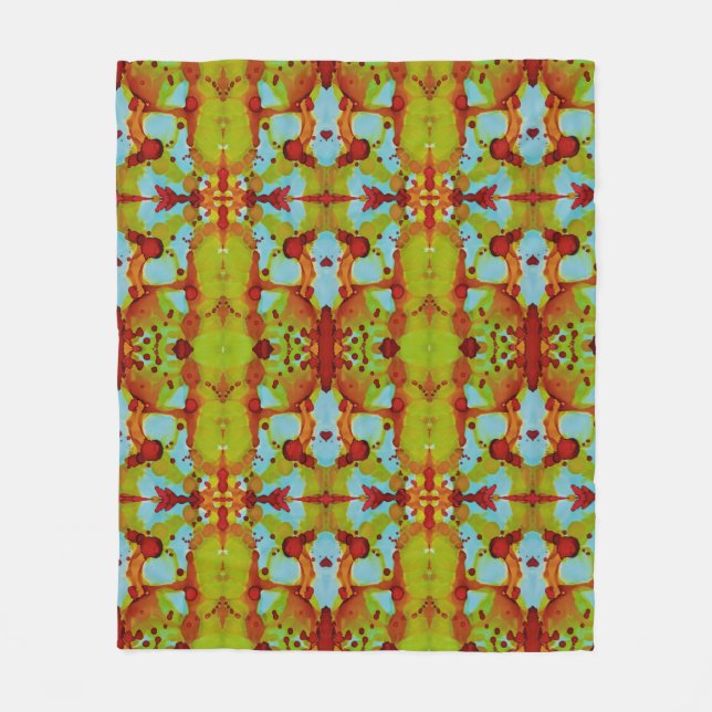 Manta Polar Derrame de atardecer (Anverso)