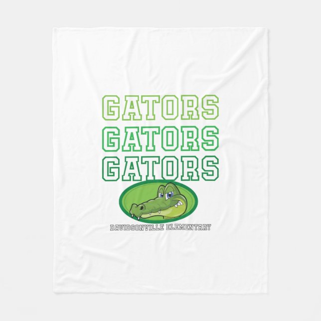 Manta Polar DES Gator Blanket (Anverso)