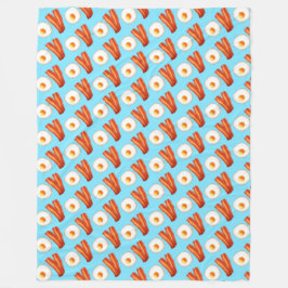 Manta Polar Desayuno Bacon Y Huevo