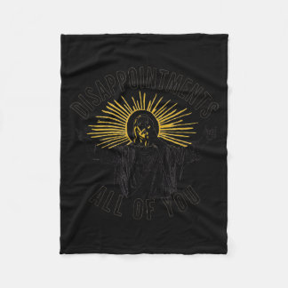 Manta Polar Descepciones a todos ustedes Jesucristo Sarcástico