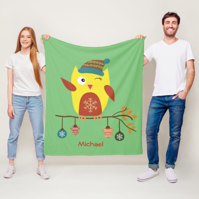 Manta Polar Descripción personalizada de los Navidades de Lech (In situ)