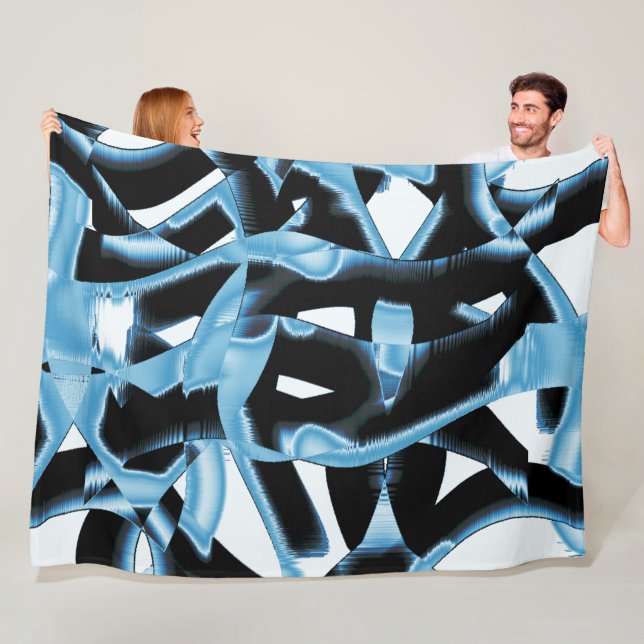 Manta Polar Desechos o cintas azules y negros destruidos (In situ)