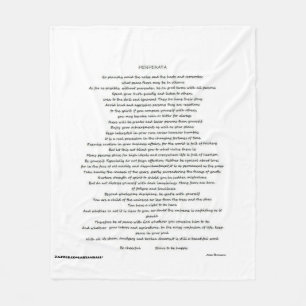 MANTA POLAR DESIDERATA TIRAR BLANQUETA