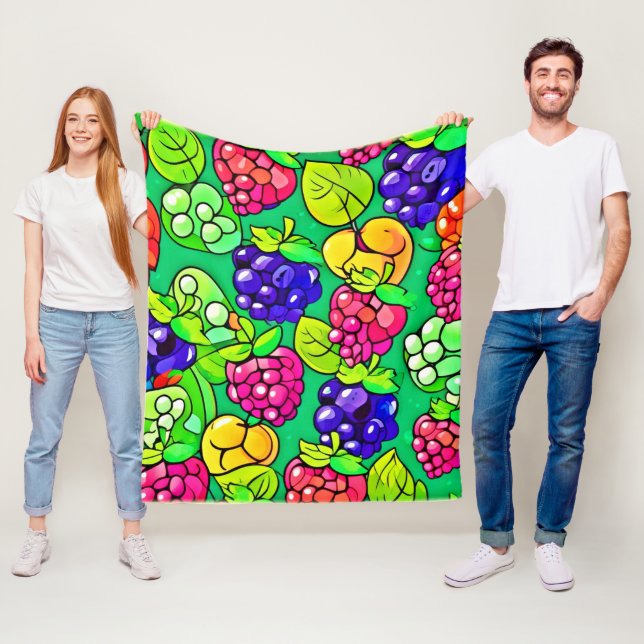 Manta Polar Deslumbramiento de Berry de verano (In situ)