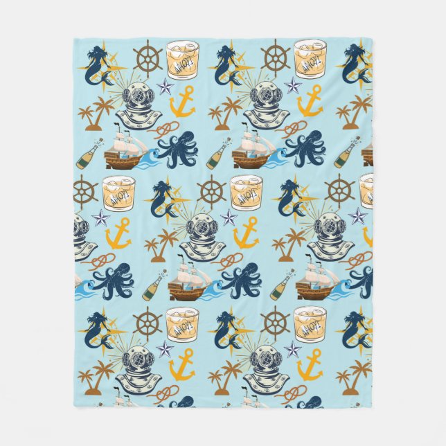 Manta Polar Despedida de Soltero Náutica (Anverso)