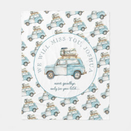 Manta Polar Despedida Grad Cute Car fuera Fiesta