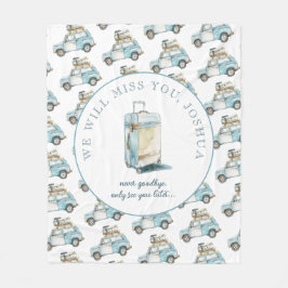 Manta Polar Despedida Grad Cute Car fuera Fiesta