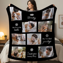 Manta Polar Despedida más Difícil Memorial de Perro Mascota Co