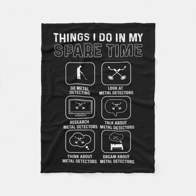 Manta Polar Detector metalizado. Caza de reliquias. Detección  (Anverso)