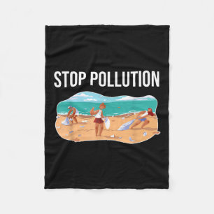 Manta Polar Detener la contaminación Protección del medio ambi