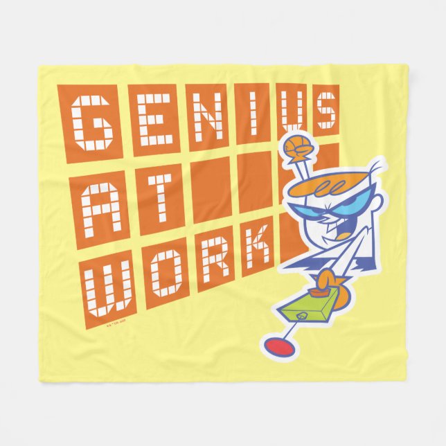 Manta Polar Dexter "Genius At Work" (Frente (Horizontal))
