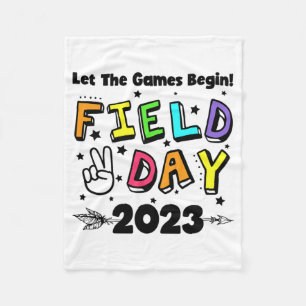 Manta Polar Día 2023 Dejar que los juegos comiencen a los niño