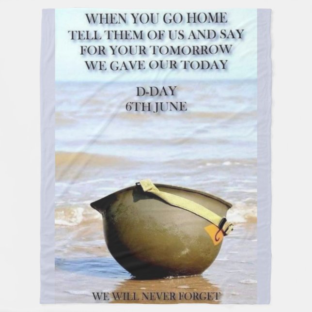 MANTA POLAR DÍA-D (Anverso)