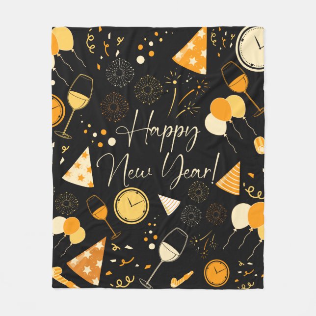 Manta Polar Día de Año Nuevo (Anverso)