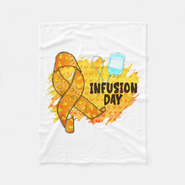 Manta Polar Día de Infusión Conciencia de Esclerosis Múltiple  (Anverso)