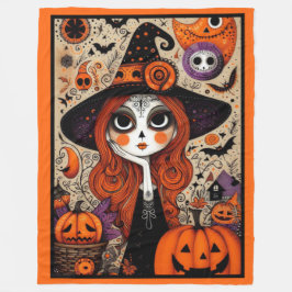 Manta Polar Día de la bruja muerta