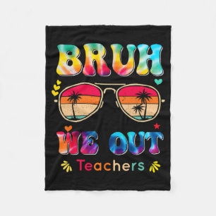 Manta Polar Día De La Escuela Bruh Sacamos Maestros Paraprofes