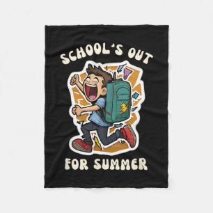 Manta Polar Día de la escuela - Escuela divertida para clases 