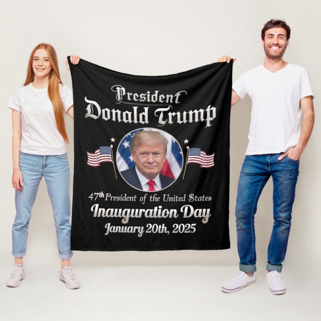 Manta Polar Día de la Inauguración de Trump 2025 47º president (In situ)