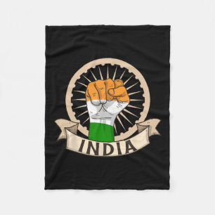 Manta Polar Día de la Independencia 15 de agosto Bandera India