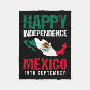 Manta Polar Día de la Independencia Mexicana 16 de Septiembre 