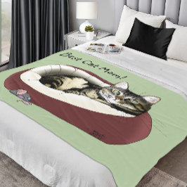 Manta Polar Día de la madre desde el gato