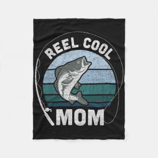 Manta Polar Día de la Madre Divertido Carrete Madre Genial Pes