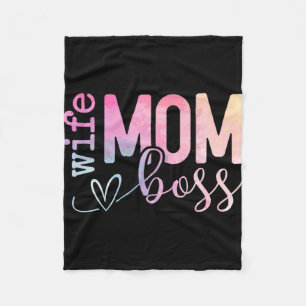 Manta Polar Día de la Madre divertido de Mamá Boss