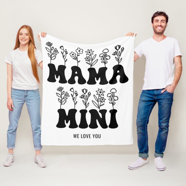 Manta Polar Día de la Madre personalizado (In situ)