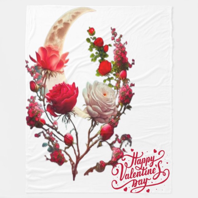 Manta Polar Día de la rosa  (Anverso)