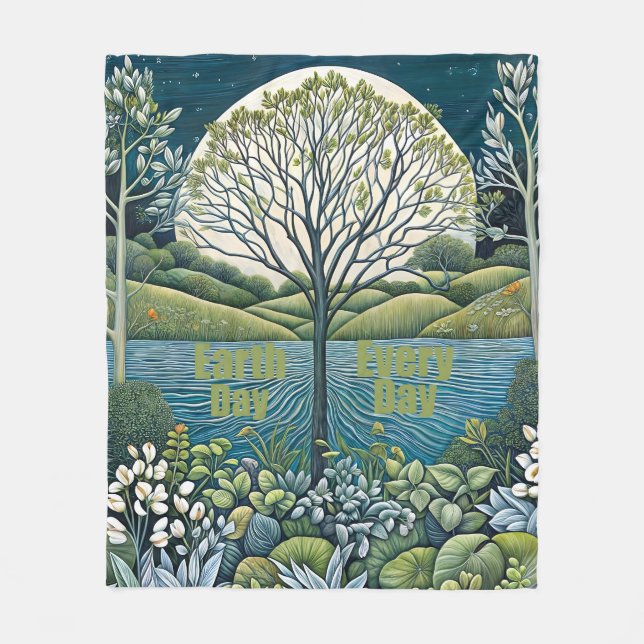 Manta Polar Día de la Tierra (Anverso)