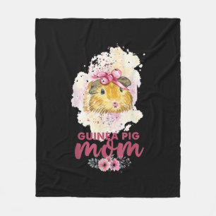 Manta Polar Día De Los Mores Florales De La Madre Del Cerdo De