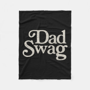 Manta Polar Día de los Padres de Dad Swag Retro