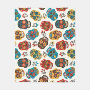 Manta Polar Día de Muertos, sin fisuras.