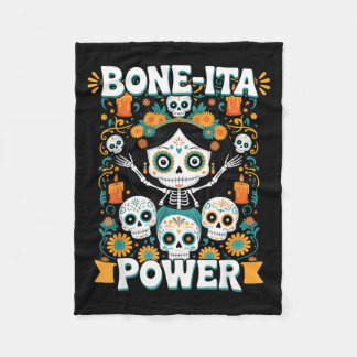 Manta Polar Día de Poder de la Agencia Gubernamental Bone-Ita