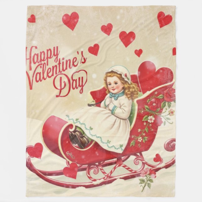 Manta Polar Día de San Valentín (Anverso)