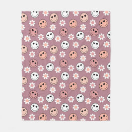 Manta Polar Día de San Valentín hippie