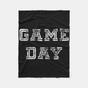 Manta Polar Día Del Juego Hombres Camisetas Mujeres Niños Retr