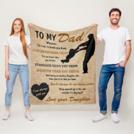 Manta Polar Día del Padre de la Hija