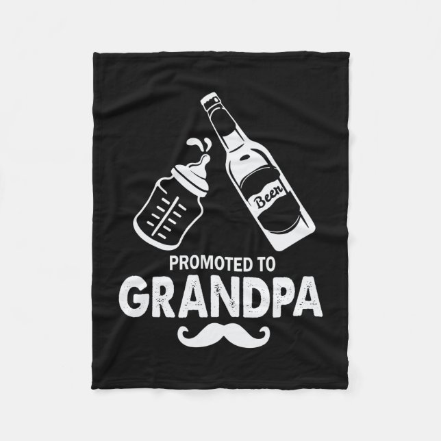 Manta Polar Día del padre promovido al abuelo (Anverso)