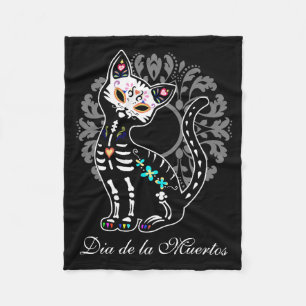 Manta Polar Día femenino del gato lindo muerto