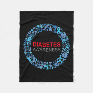Manta Polar Día Mundial de la Diabetes