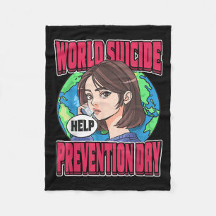 Manta Polar Día Mundial de la Prevención del Suicidio Concienc