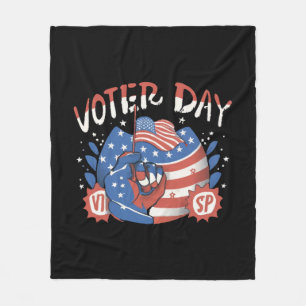 Manta Polar Día Nacional del Registro de Votantes